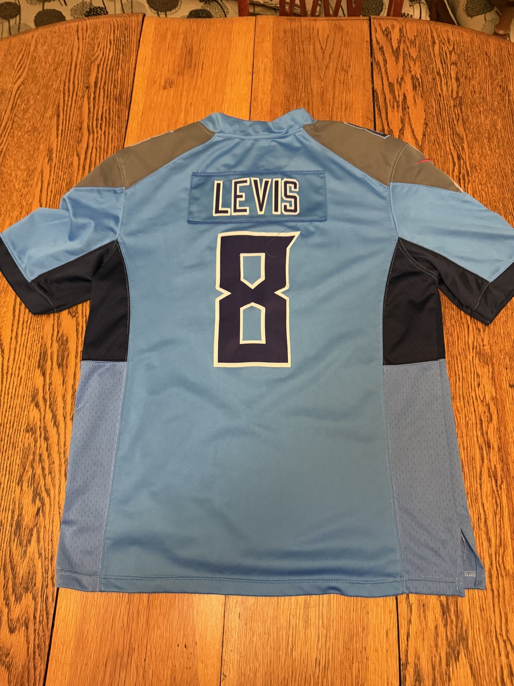 Tennessee Titans Jersey Mens Medium Blue NFL Football Will Levis 8 Nike On Field
